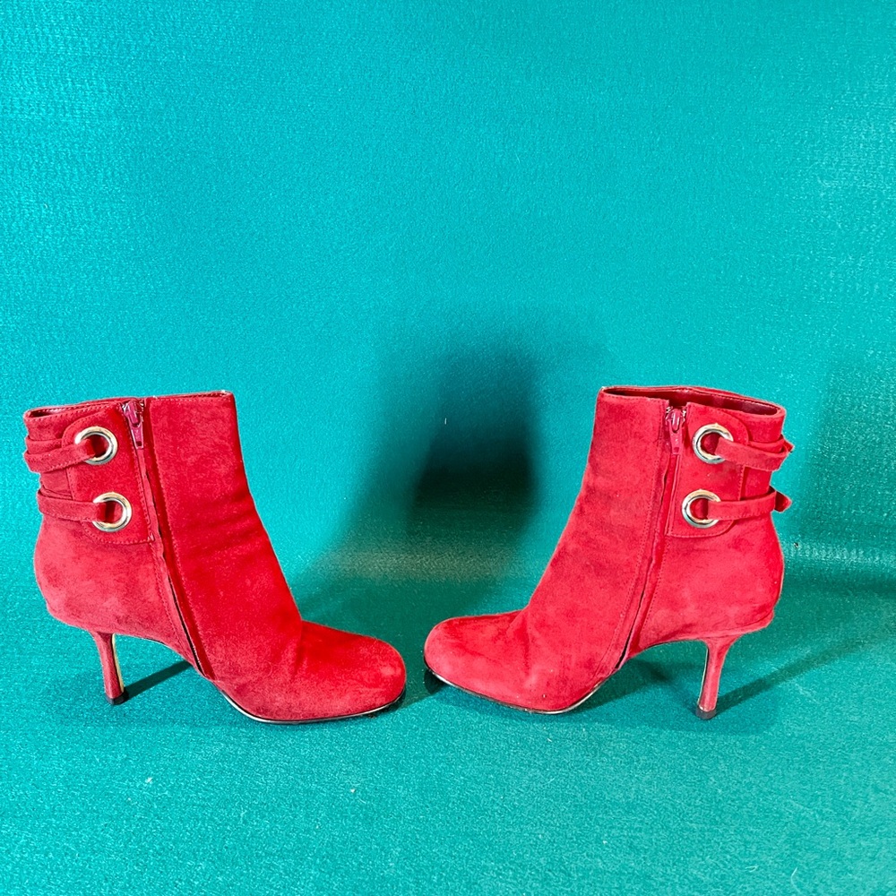 Seven Vibrant Red Heeled Boots